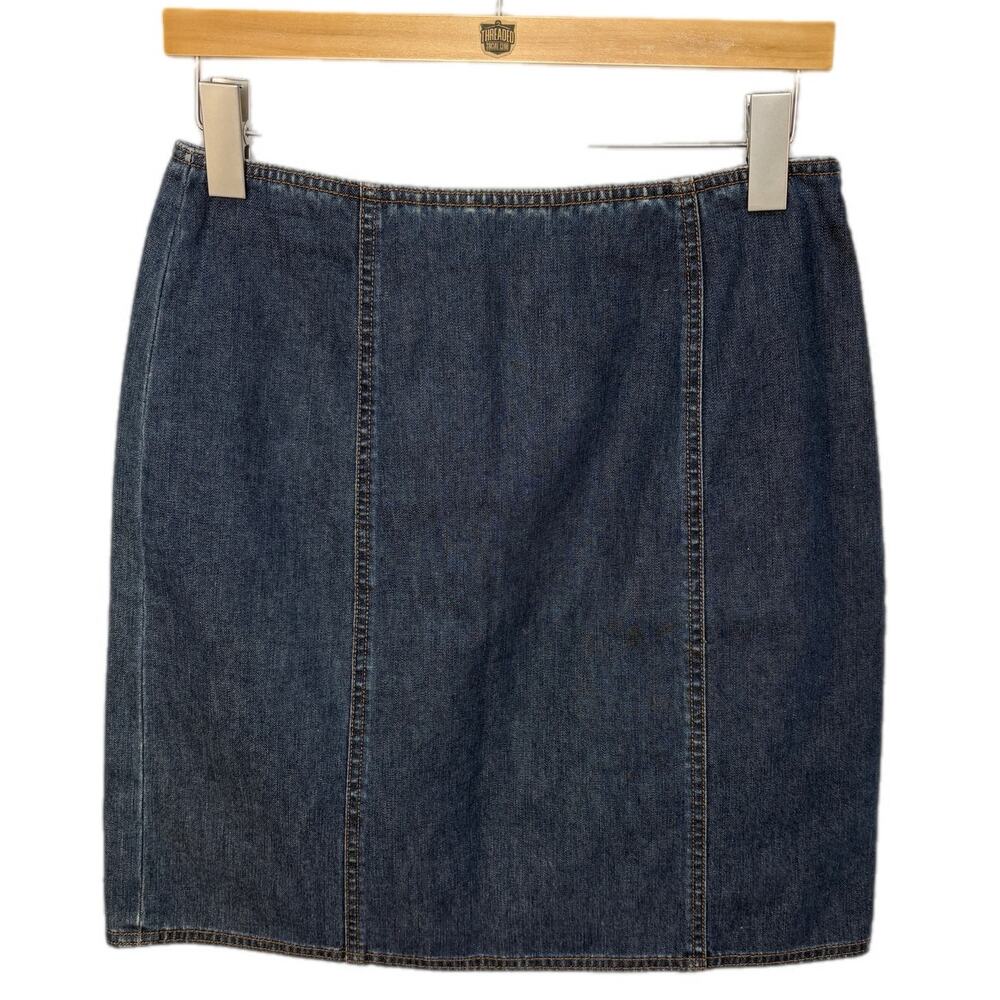 Vintage Ann Taylor Denim Panel Skirt - Women's Size 6